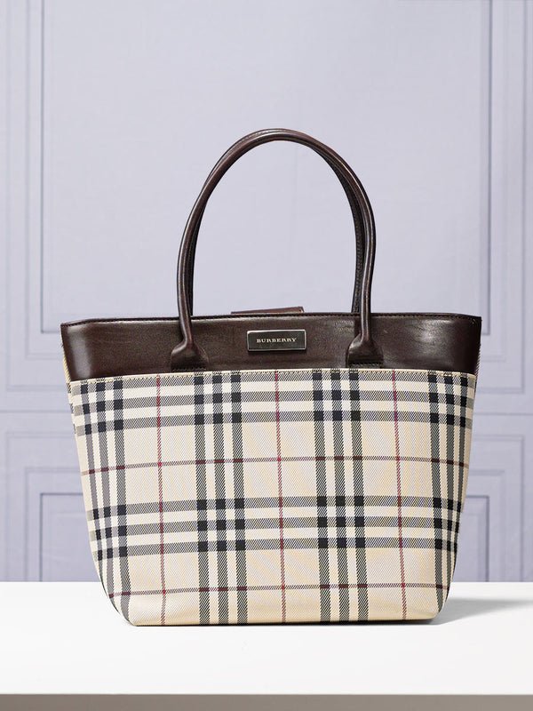 Burberry Nova Check Handle Bag