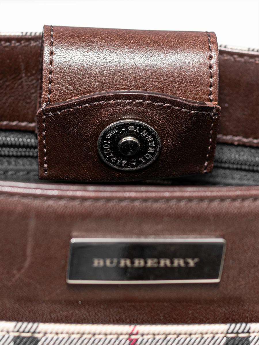 Burberry Nova Check Handle Bag
