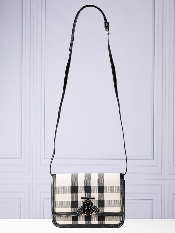 Burberry Small Canvas TB Bag