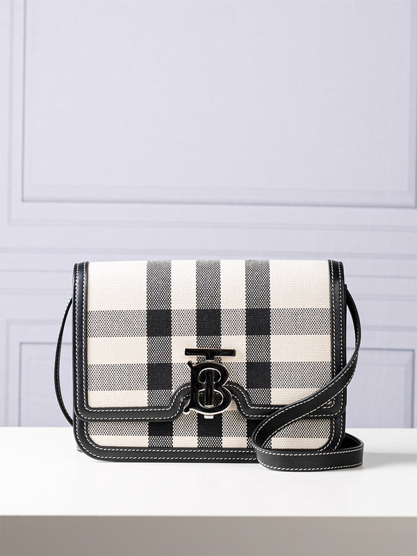 Burberry Small Canvas TB Bag