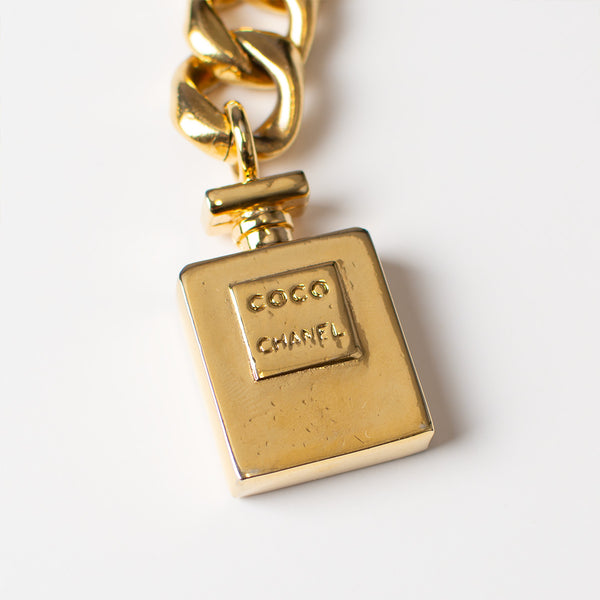 Chanel Perfume Bottle Layered Chain Belt