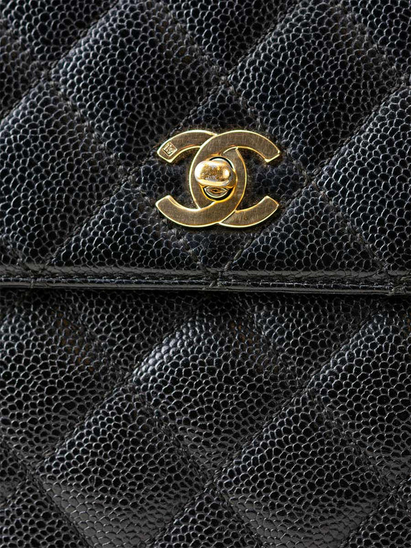 Chanel Quilted Kelly Top Handle Bag