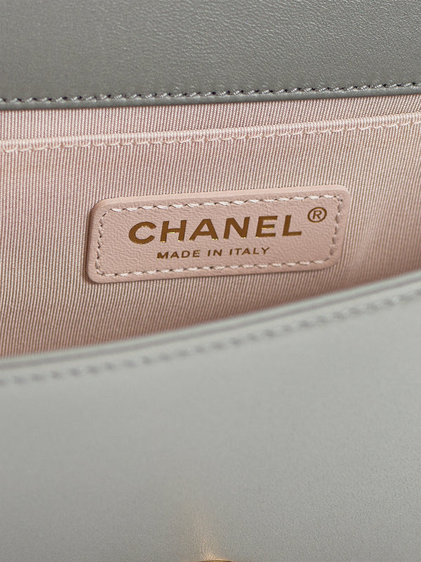 Chanel Small Patchwork Camellia Boy Flap