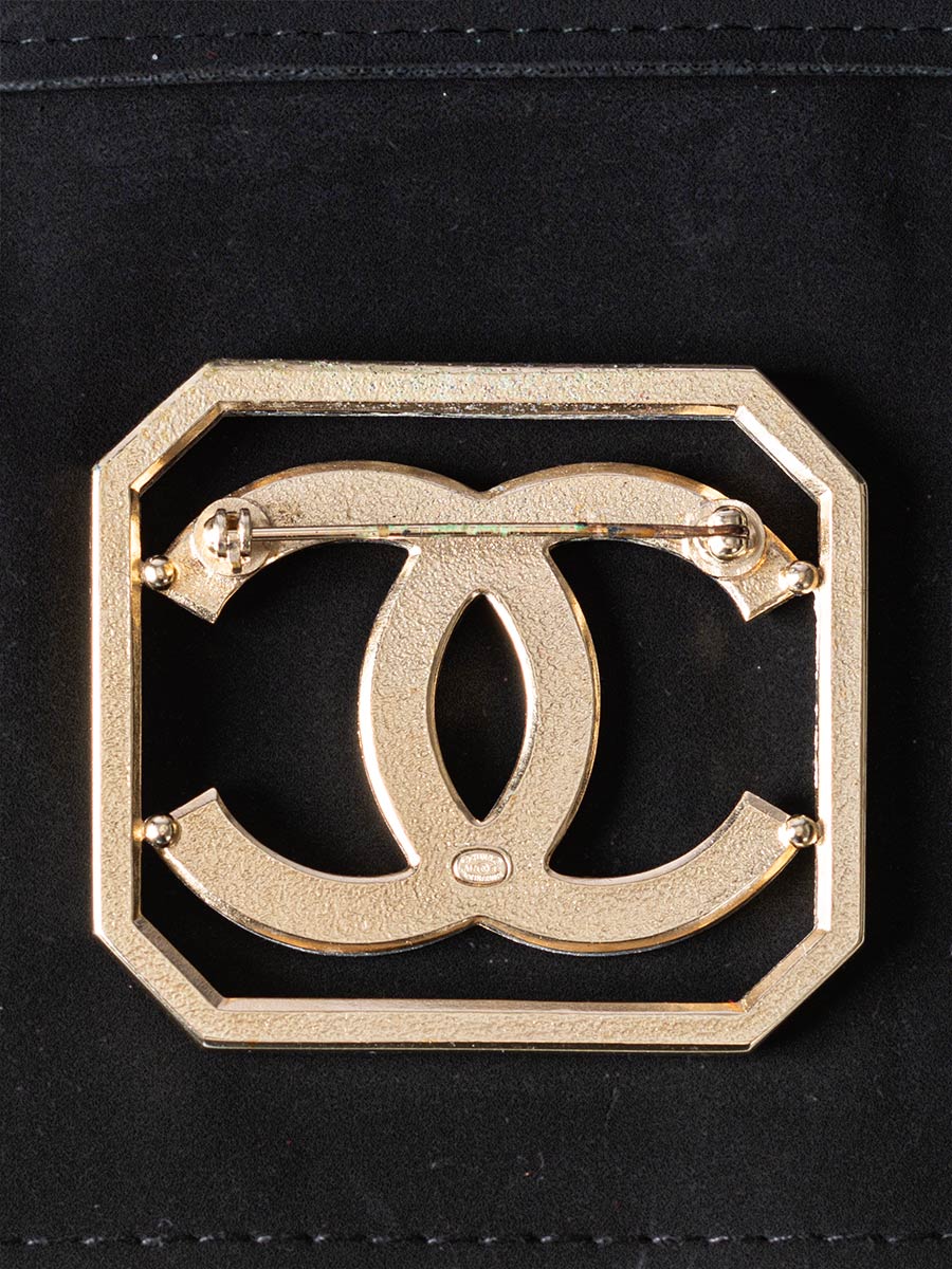 Chanel CC Strass Brooch