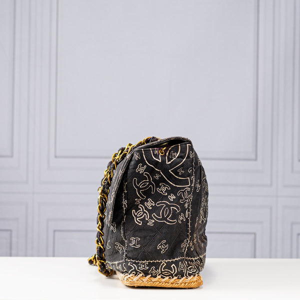 Chanel Jumbo Bandana Flap Bag