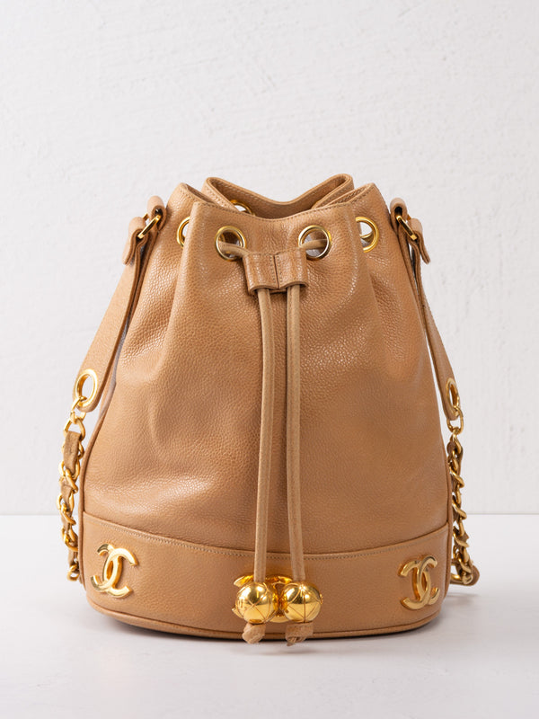 Chanel Caviar CC  Bucket Bag