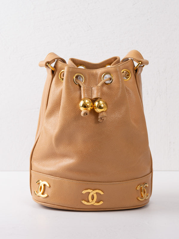 Chanel Caviar CC  Bucket Bag