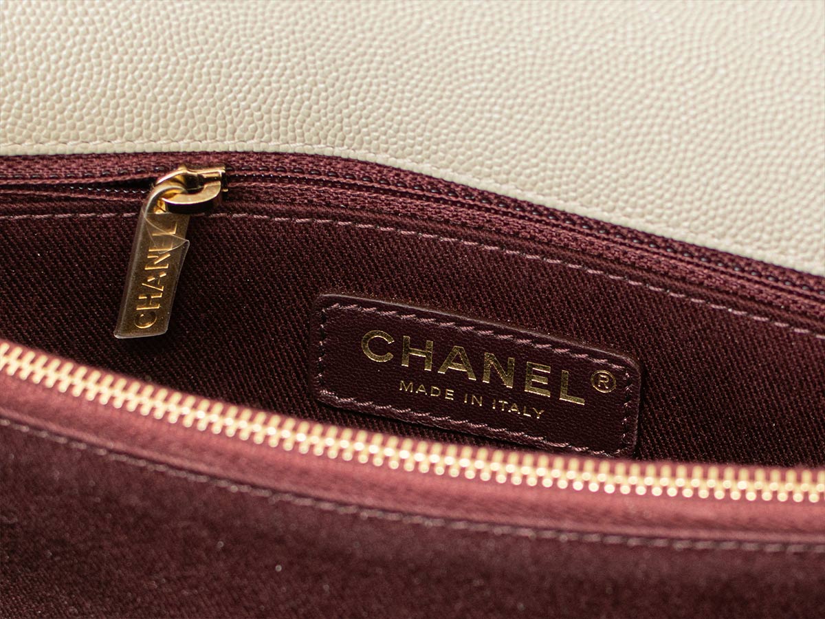 Chanel Medium Chevron Coco Handle Bag