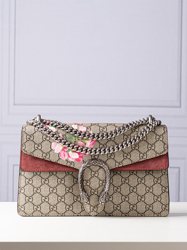 Gucci GG Supreme Blooms Small Dionysus Bag