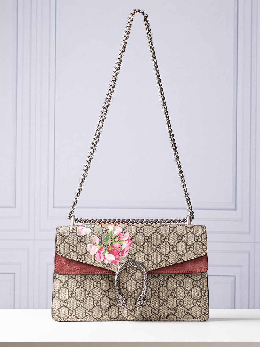 Gucci GG Supreme Blooms Small Dionysus Bag