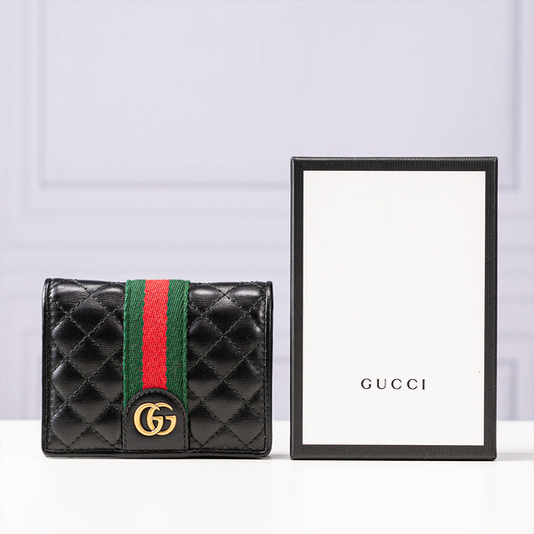 Gucci GG Marmont Leather Card Case Wallet