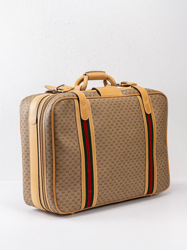 Gucci Web Zip Around Small Suitcase