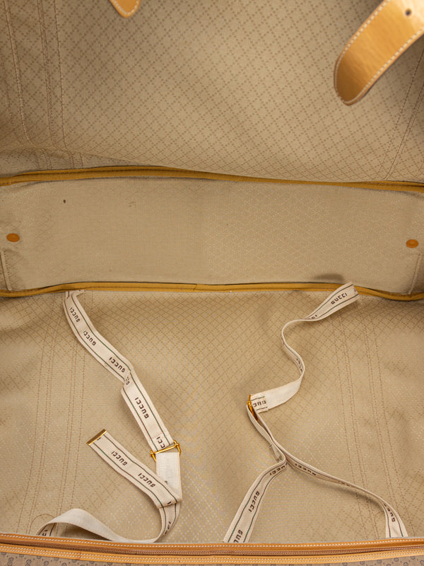 Gucci Web Zip Around Large Suitcase