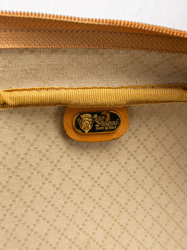 Gucci Web Zip Around Large Suitcase