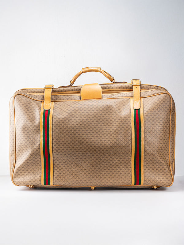 Gucci Web Zip Around Large Suitcase (2)