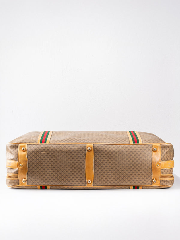 Gucci Web Zip Around Large Suitcase (2)