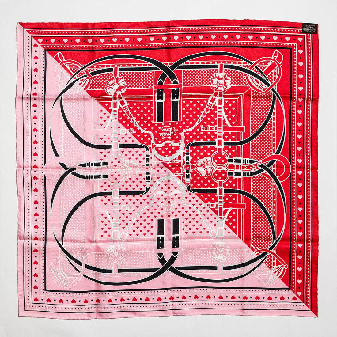 Hermès &quot;Grand Manege Bandana Love&quot; Scarf 70