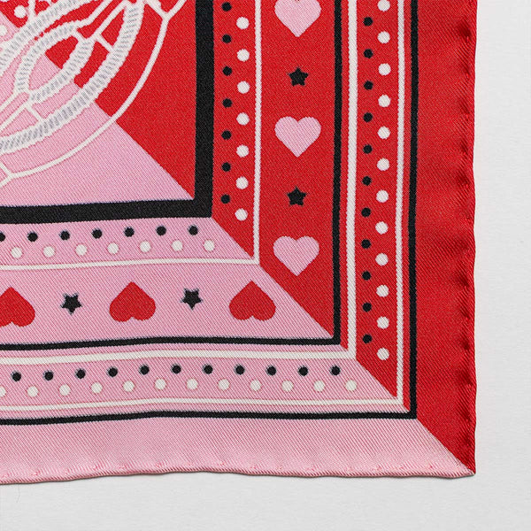 Hermès "Grand Manege Bandana Love" Scarf 70