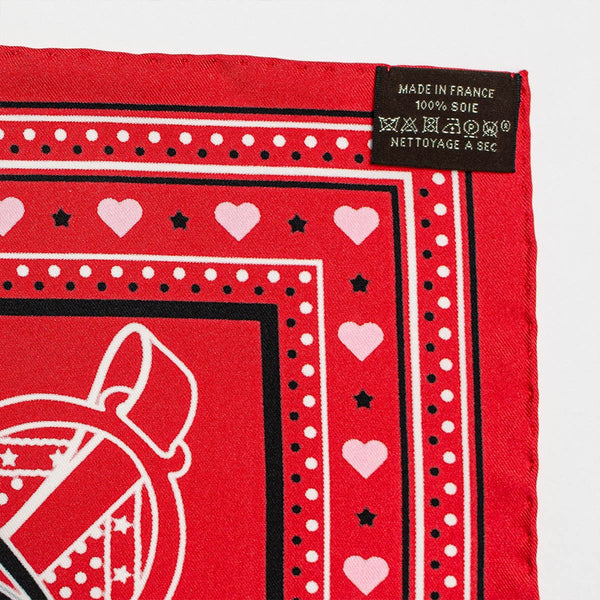 Hermès "Grand Manege Bandana Love" Scarf 70