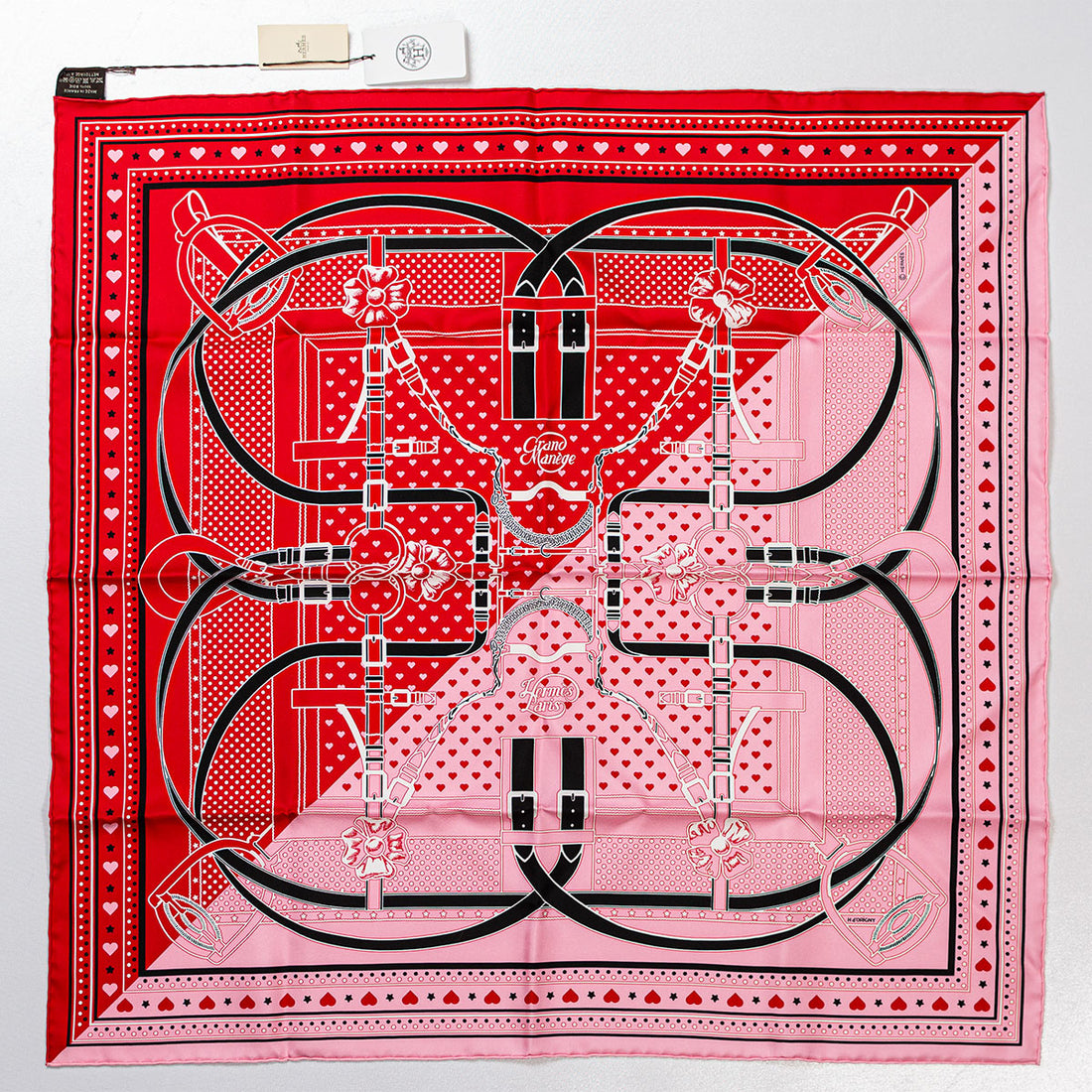 Hermès &quot;Grand Manege&quot; Scarf 70 with Heart Box