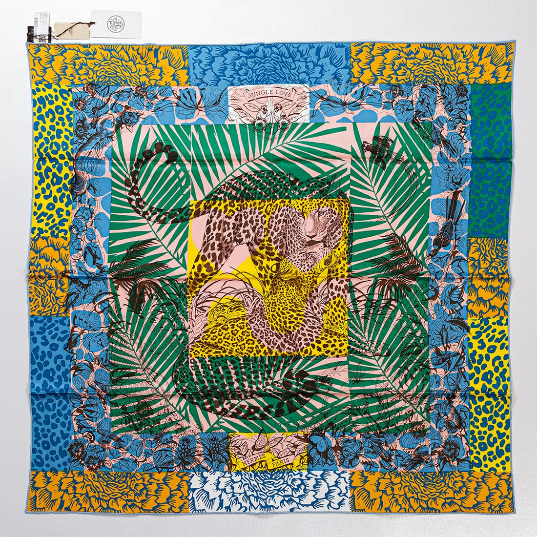 Hermès &quot;Jungle Love au Tampon&quot; Scarf 70