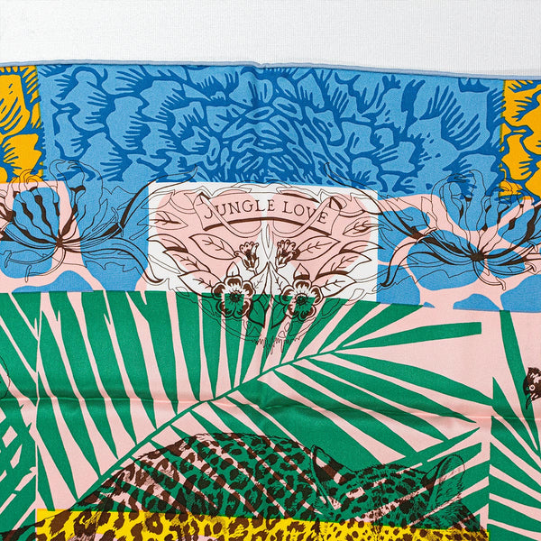 Hermès "Jungle Love au Tampon" Scarf 70