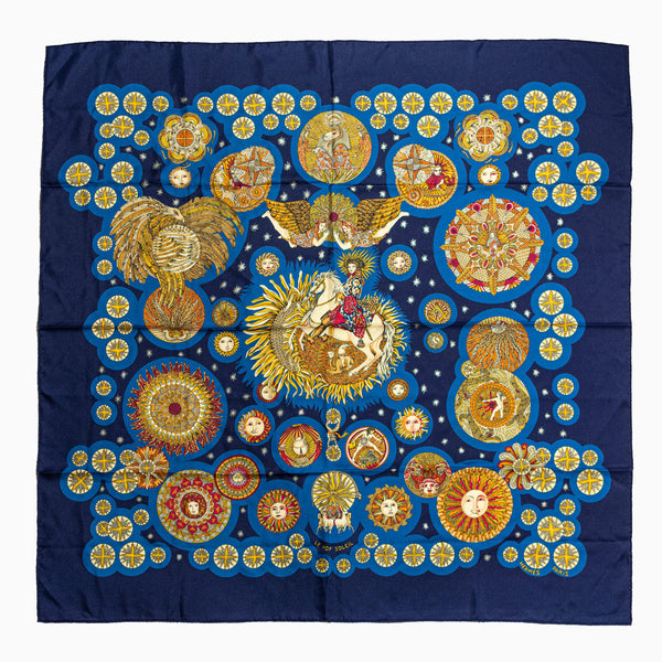 Hermès "Le Roy Soleil” Scarf 90