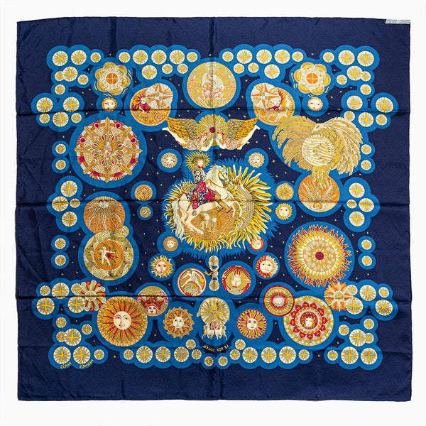 Hermès "Le Roy Soleil” Scarf 90