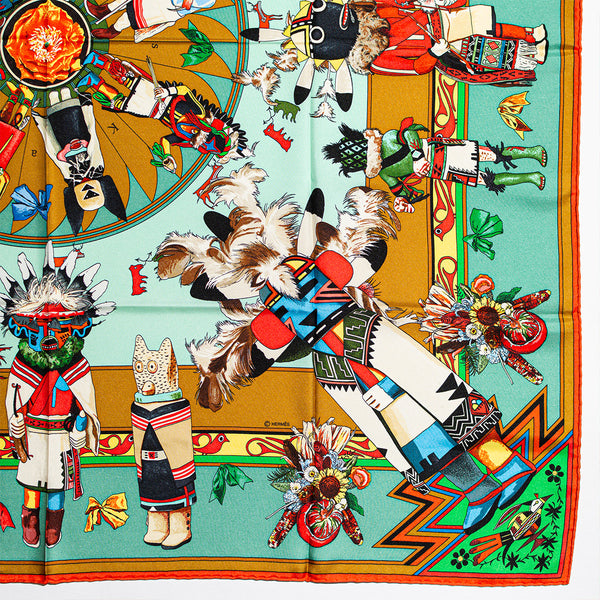 Hermès "Kachinas" Scarf 90