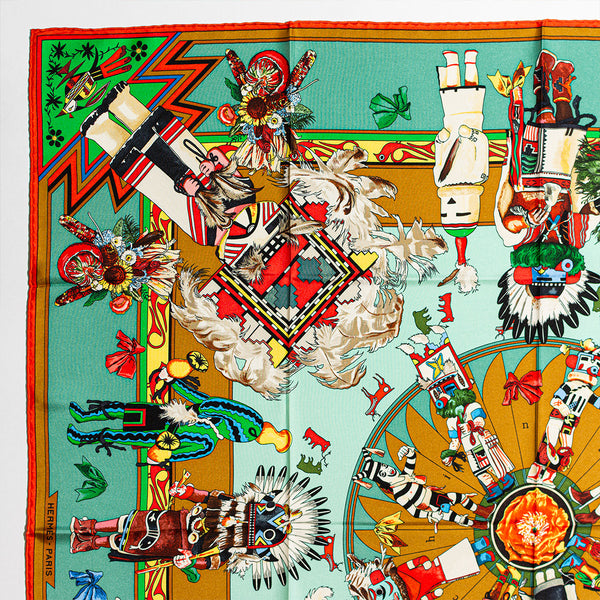 Hermès "Kachinas" Scarf 90