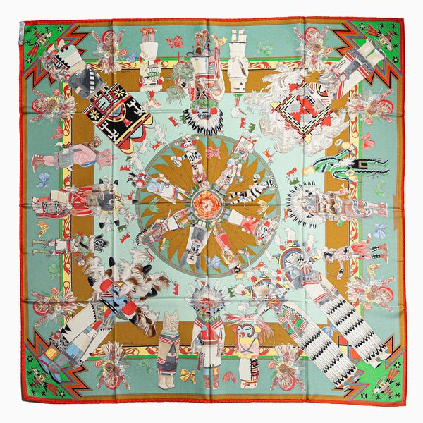 Hermès "Kachinas" Scarf 90