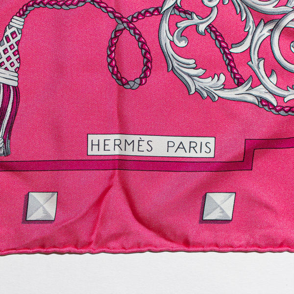 Hermès "Les Clés” Scarf 90