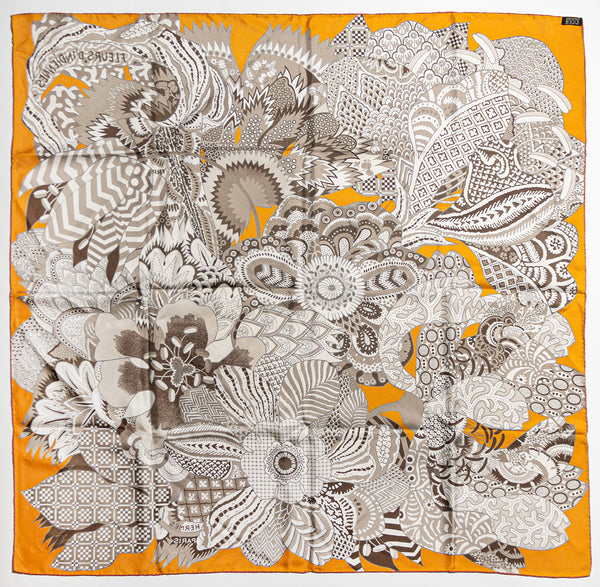 Hermès "Fleurs D'indiennes" Scarf 90