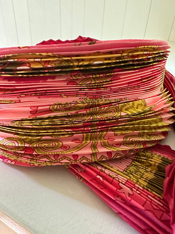 Hermes “Brins d'Or” Pleated Scarf 90