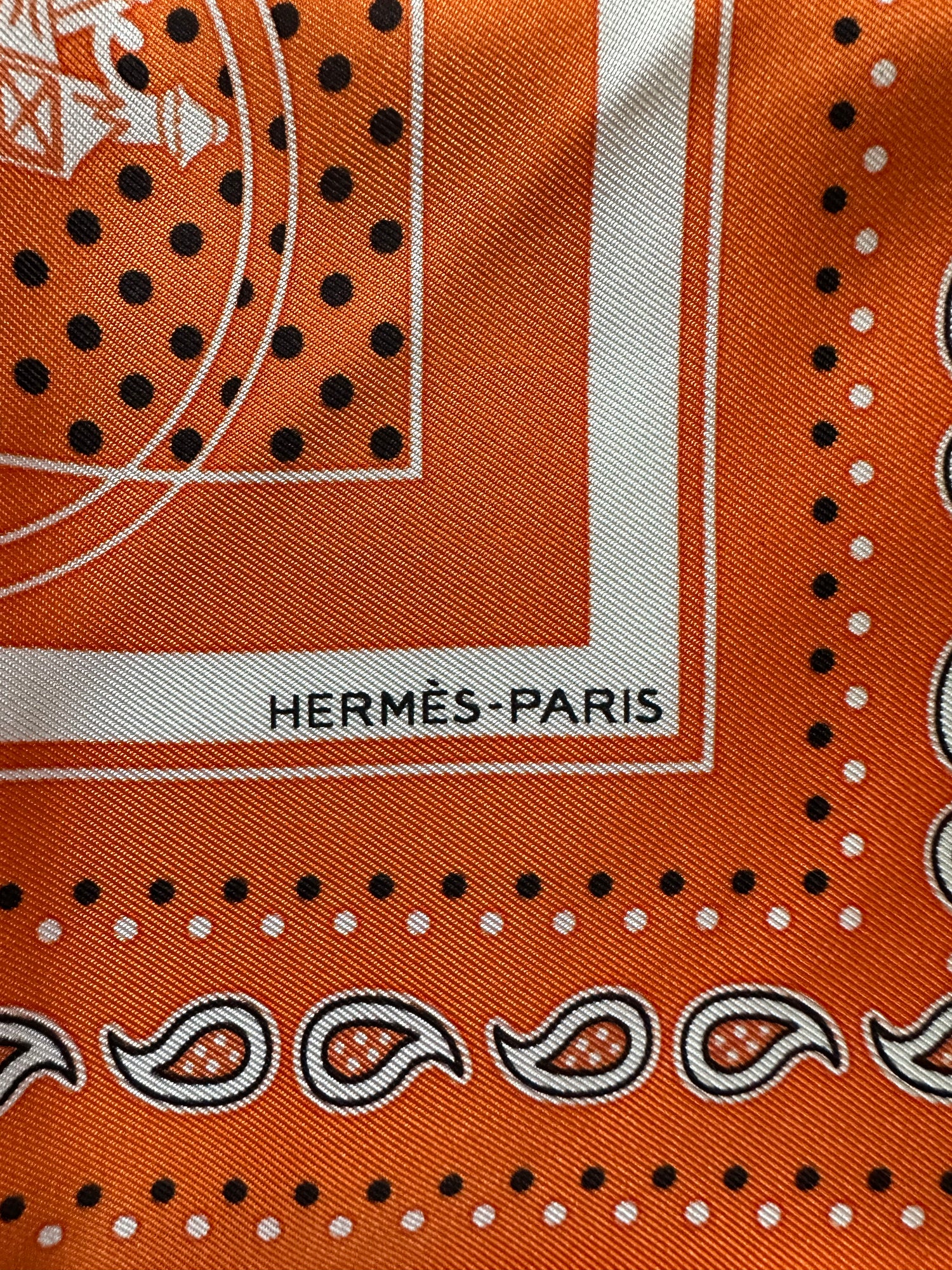 Hermes “Ex-Libris” Bandana Scarf 55