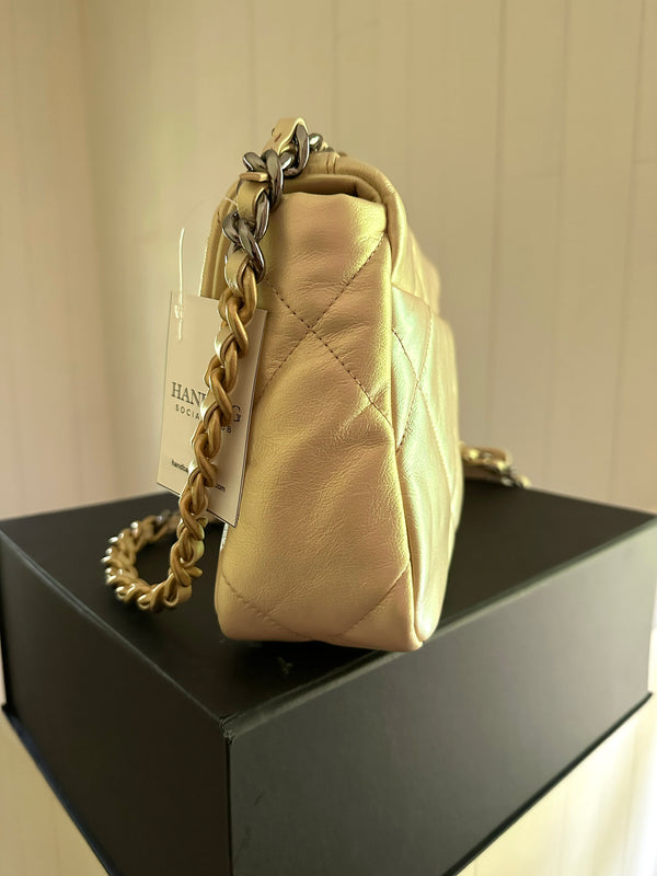 Chanel 19 Medium Pearl Flap Bag