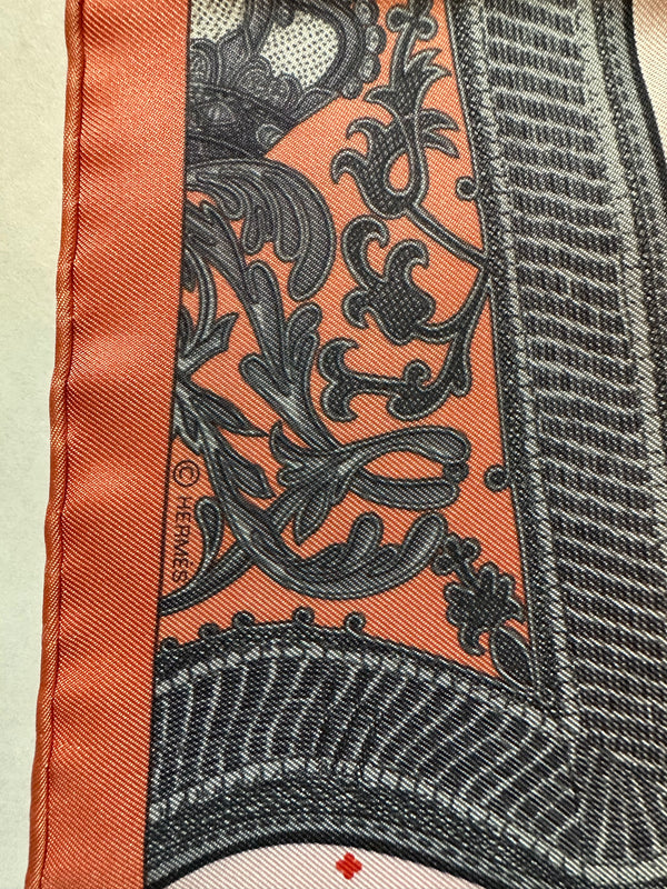 Hermes "Poste et Cavalerie Detail" Scarf 45