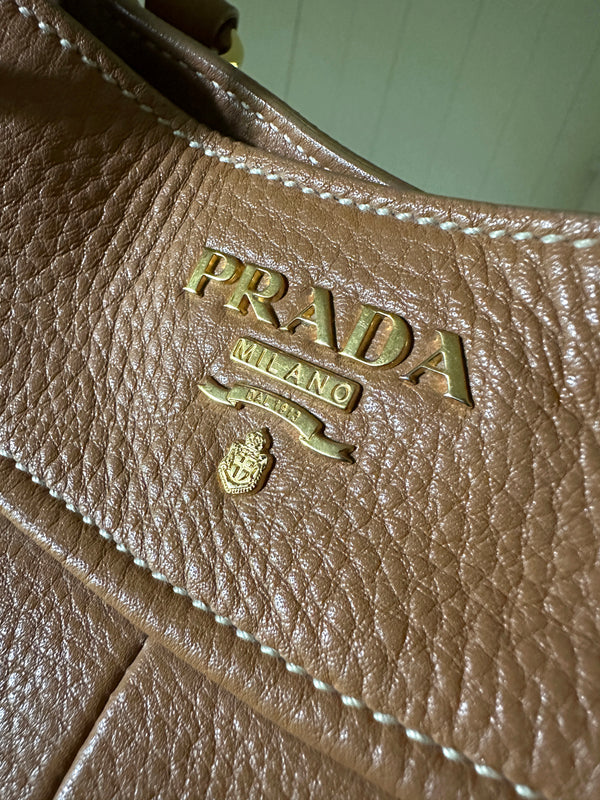 Prada Vitello Daino Handle Bag