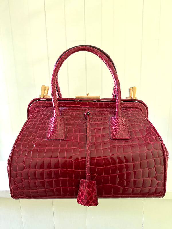 Prada Madras Cerniera Doctors Bag