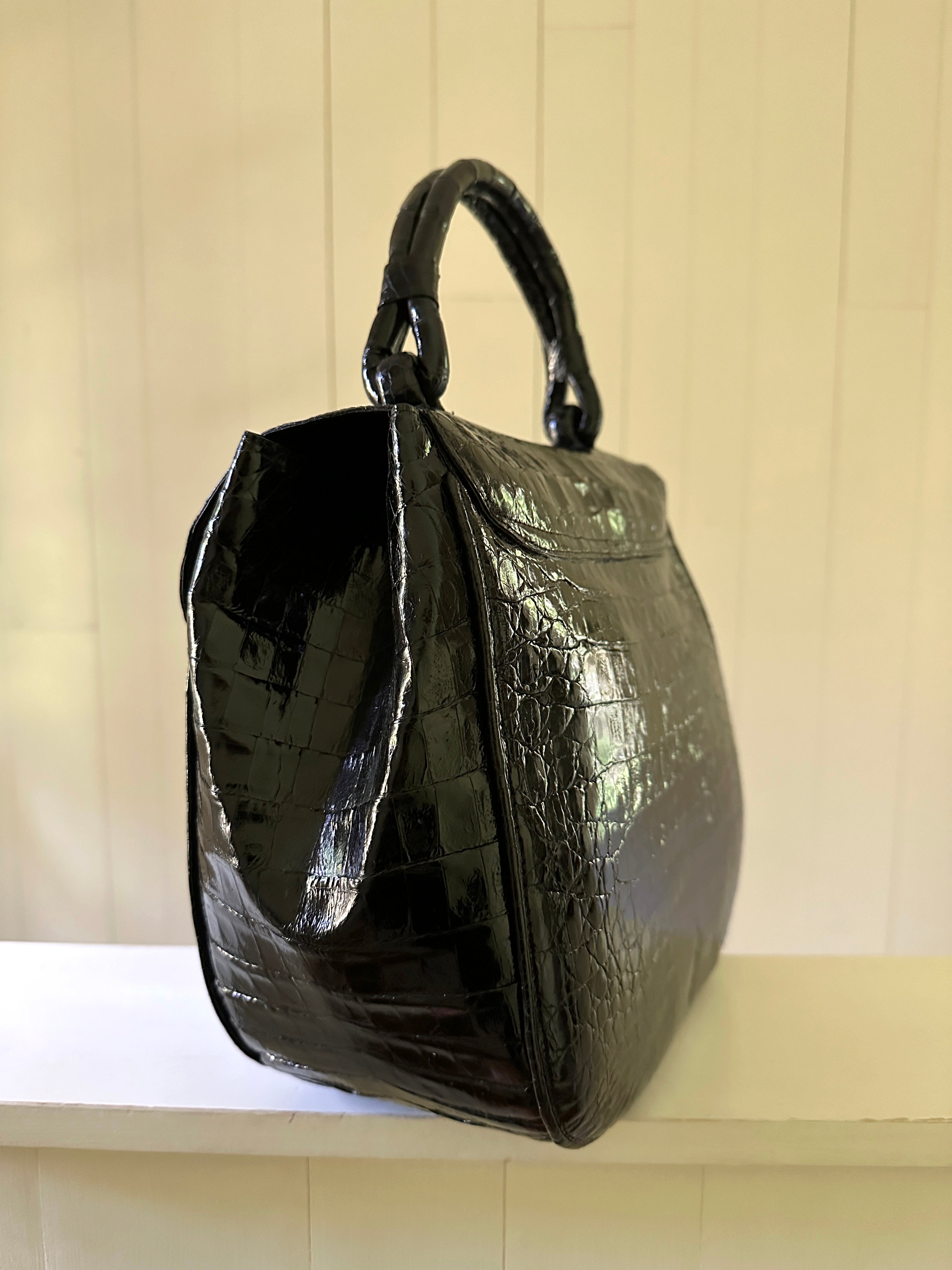 Nancy Gonzalez Large Top Handle Bag