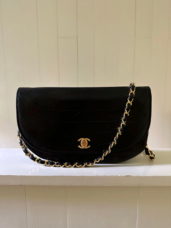 Chanel Half Moon Single Flap Bag