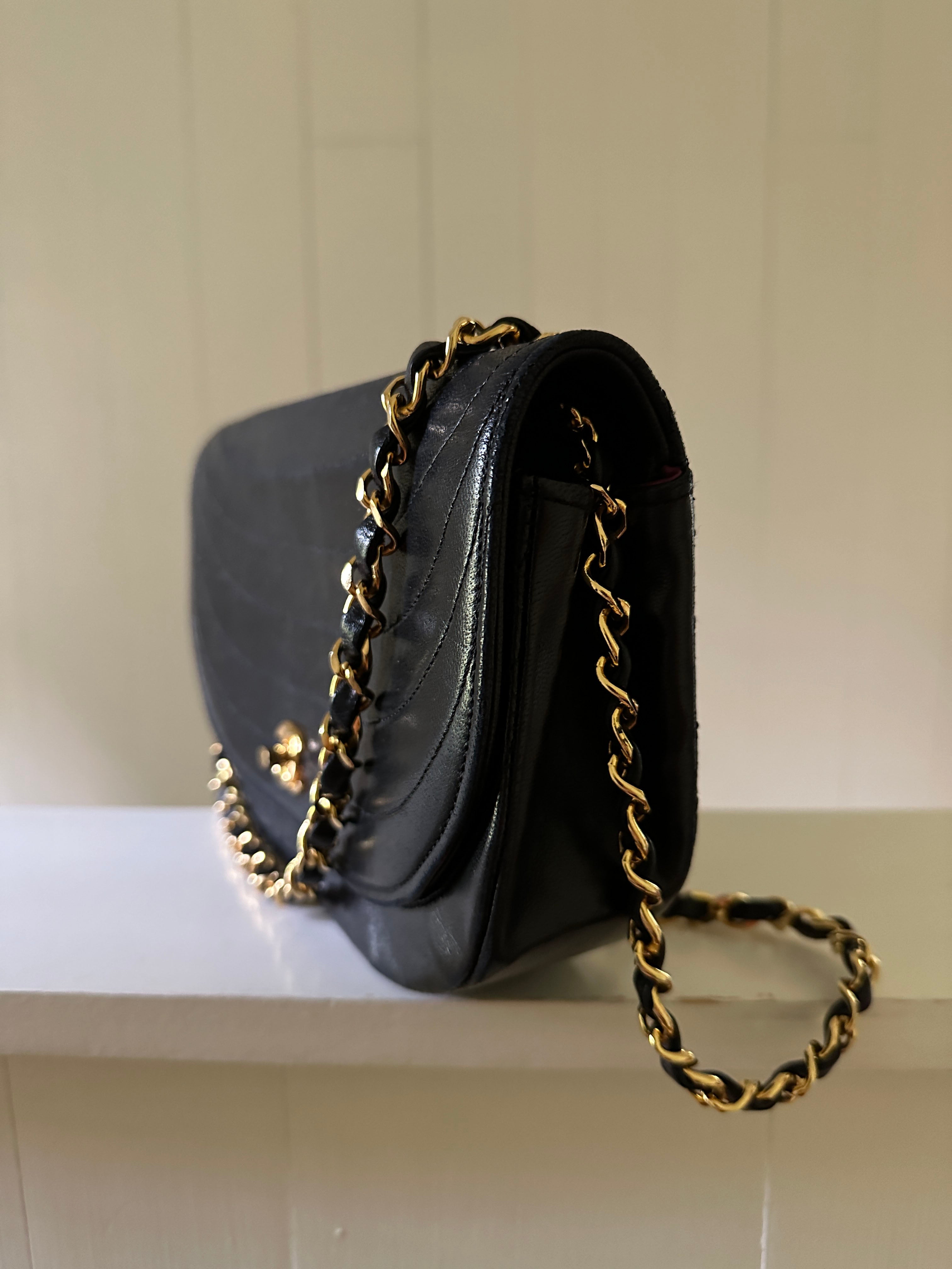 Chanel Half Moon Single Flap Bag