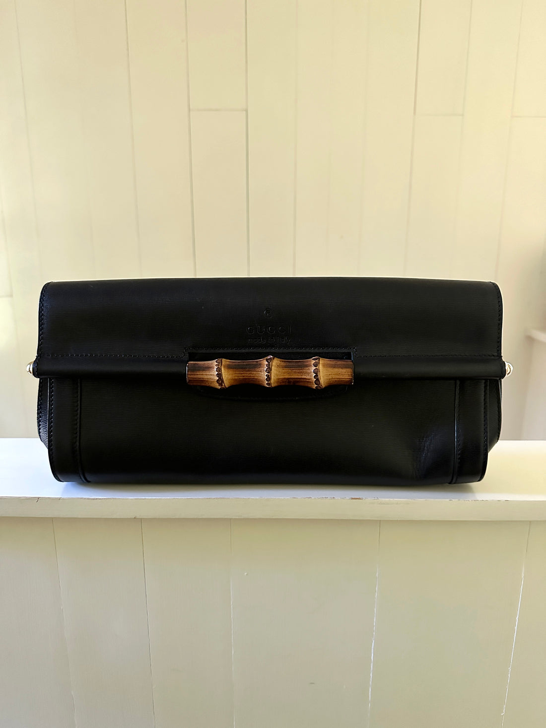 Gucci Bamboo Bar Clutch