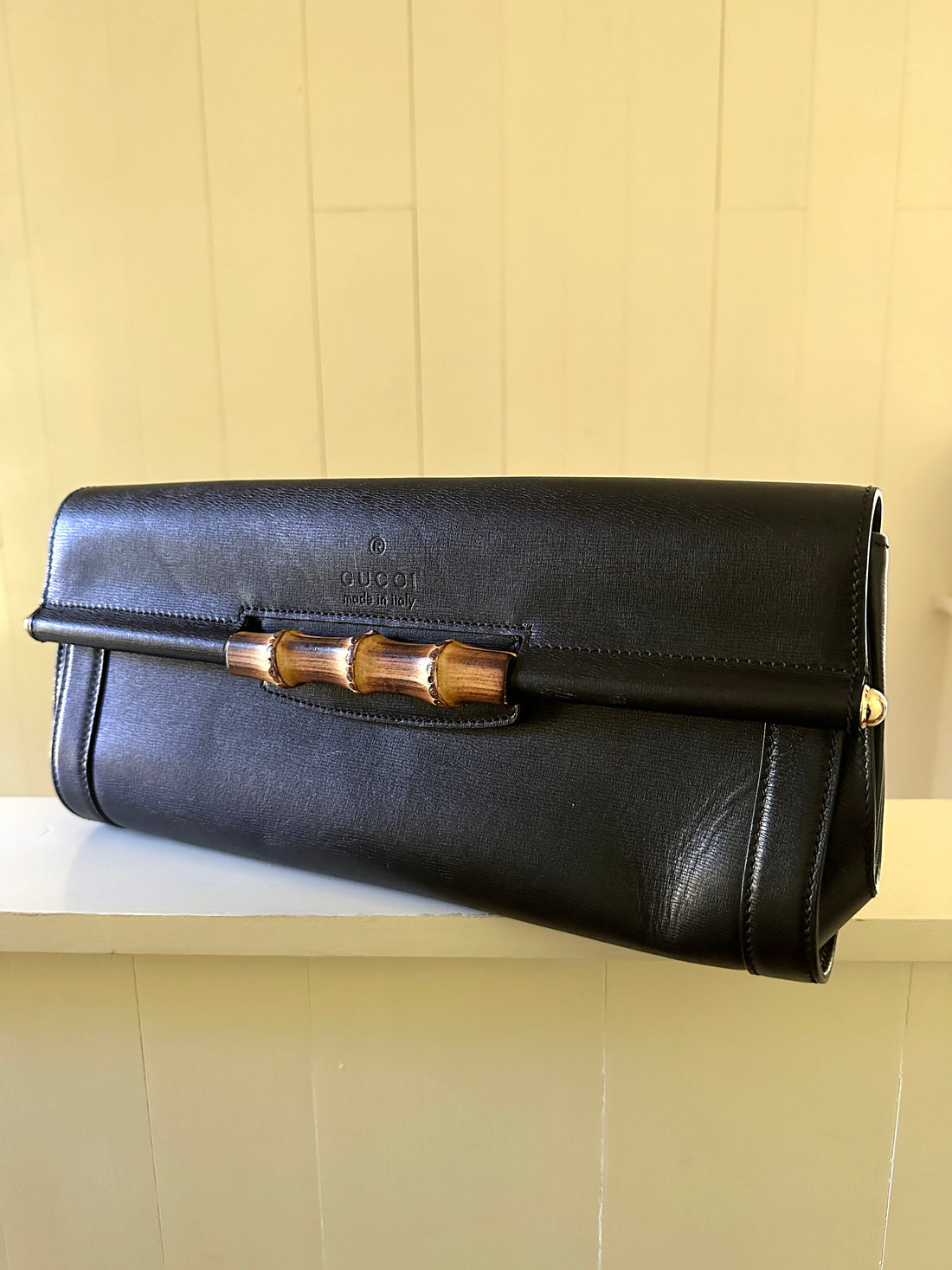 Gucci Bamboo Bar Clutch