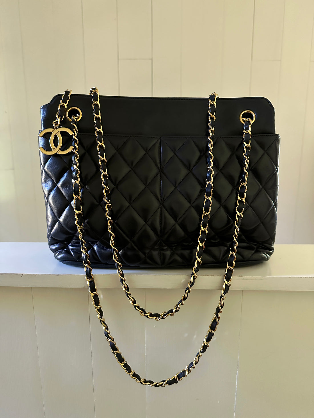 Chanel Vintage Quilted Tote