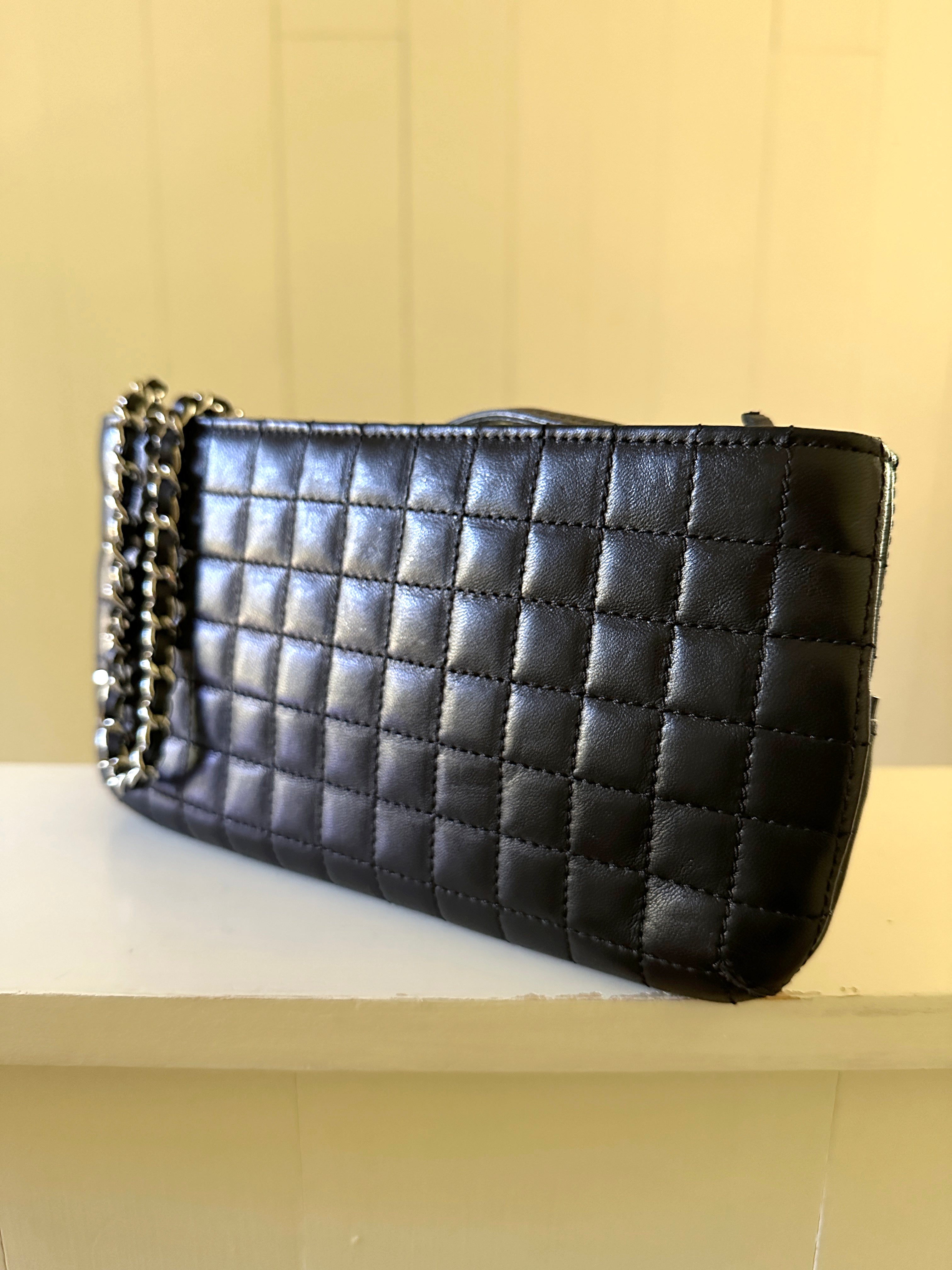 Chanel No. 5 Camellia Square Quilted Clutch