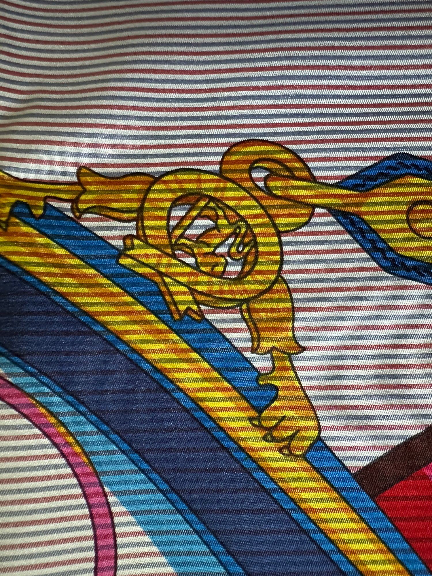 Hermès &quot;En Roue Libre Chemise&quot; Scarf 90