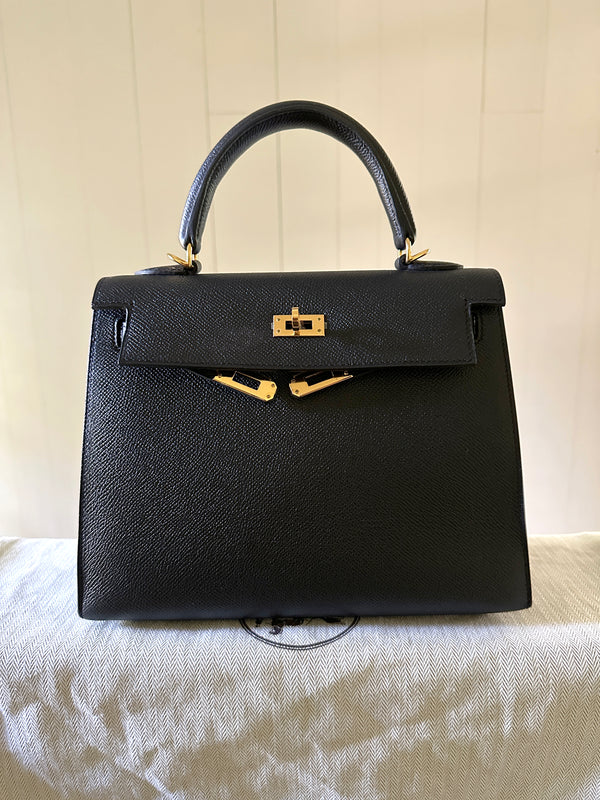 Hermes Epsom Kelly II Sellier 25