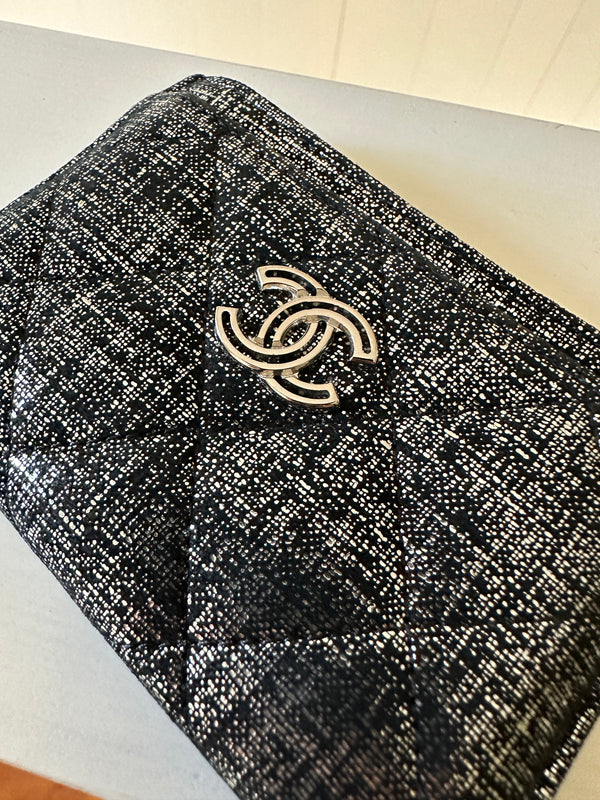 Chanel Metallic CC Card Holder