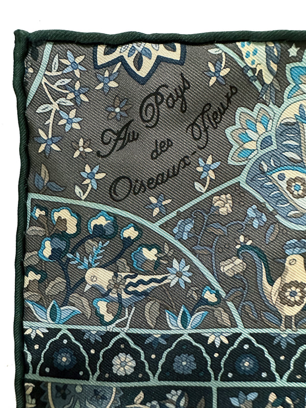 Hermès "Au Pays des Oiseaux Fleurs" Scarf 45